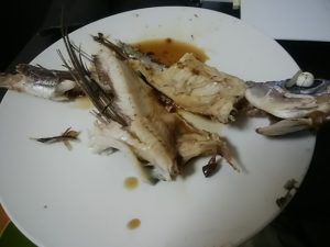 トビ魚の焼き魚