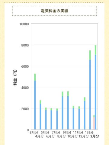 2月の電気代