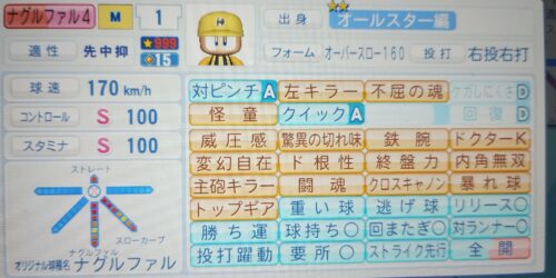 パワプロ ナグルファル