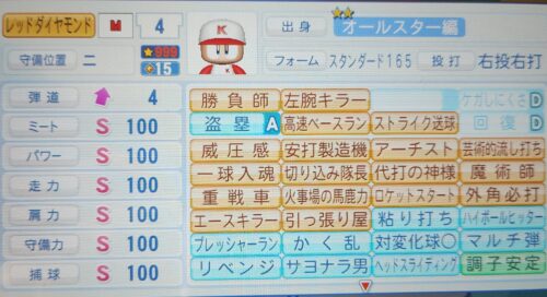 パワプロ　レッドダイヤモンド