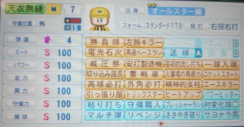 パワプロ 天衣無縫